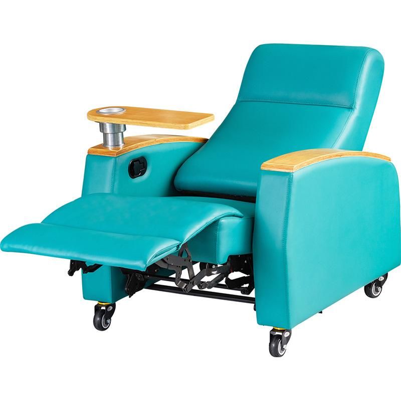 Hospital Furniture Synthetic Leather Blood Draw Bank Blood Collection Chair