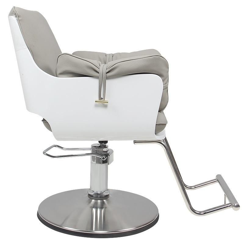 Hl-7273 Salon Barber Chair for Man or Woman with Stainless Steel Armrest and Aluminum Pedal