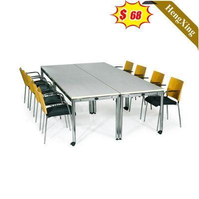 Modern Aluminium School Office Home furniture Living Room Meeting Desk Training Folding Conference Office Table