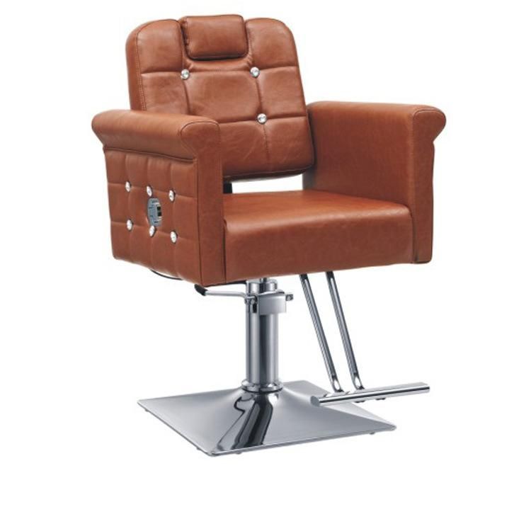 Hl- 991 Make up Chair for Man or Woman with Stainless Steel Armrest and Aluminum Pedal