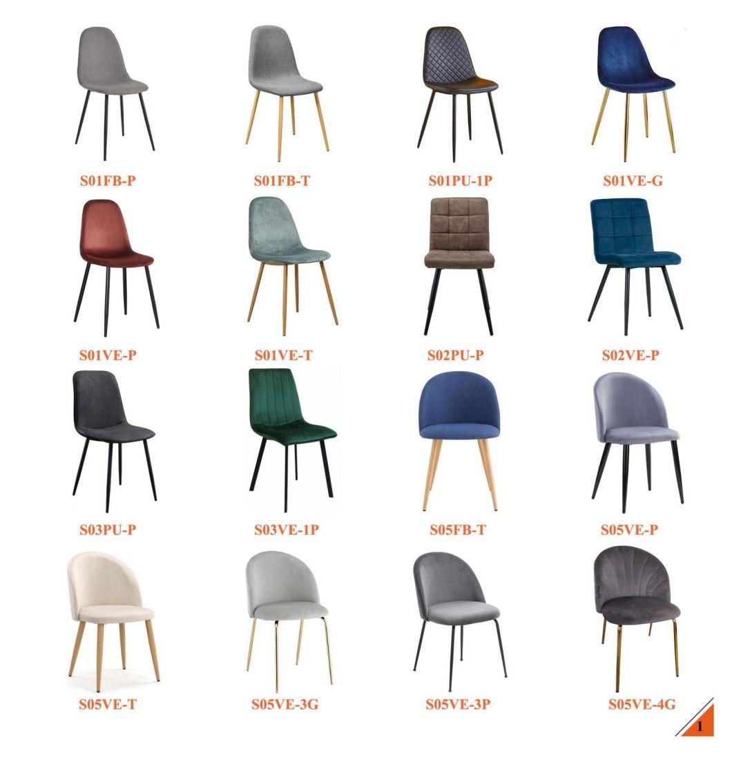 Dining Chair Wholesale Nordic Cheap Indoor Home Furniture Room Restaurant Dining Leather Velvet Modern Dining Chair