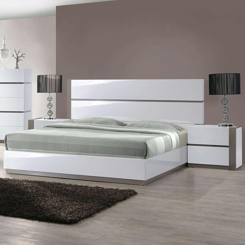 Factory Direct Home Furniture Bedroom Set King Bed Night Stand Wardrobe Dressing Table