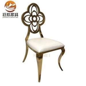 Wedding Event Gold Stainless Steel Chair Wedding Luxury Dining Chair