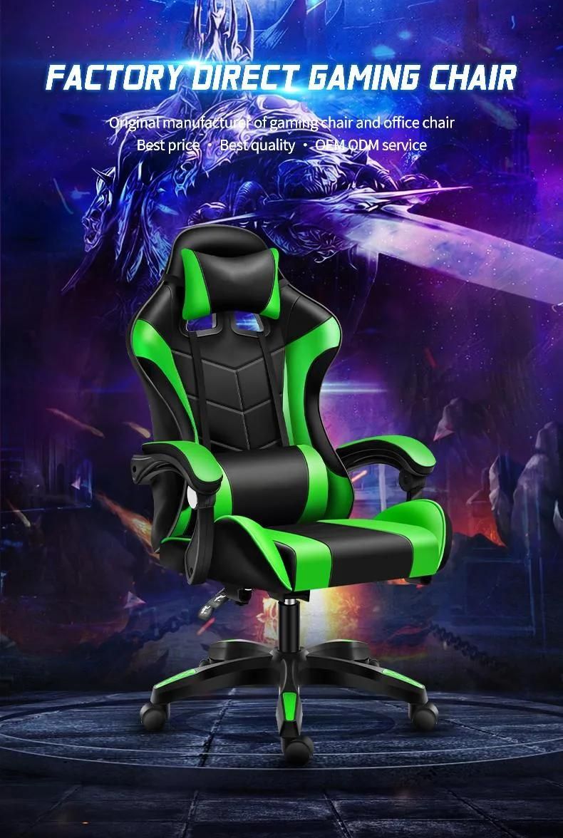 CE Approval Comfortable Backrest Rotating Lumbar Protection Comfortable Game Electric Chair