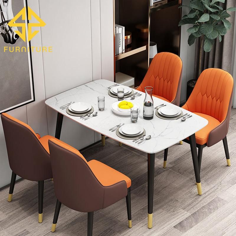 2021 Hot Sale Wooden Leather Dining Chair Can Be Customized