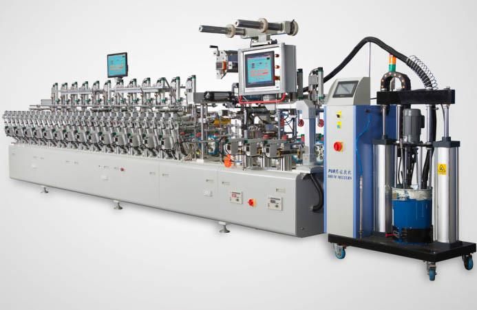 PUR Hot Melt PVC/CPL Wrapping Machine with Memory of 1000 Kinds of Wrapping Shape Saved