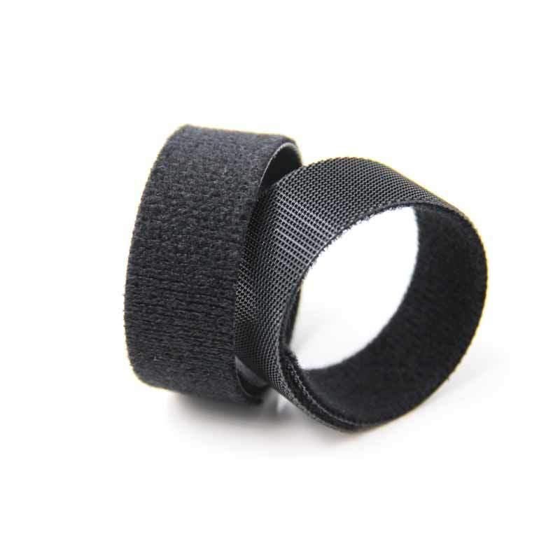 Black Double Side Hook Loop Cable/Wire Fastener Tie 20*175mm