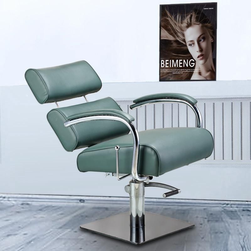 Hl-7264 Salon Barber Chair for Man or Woman with Stainless Steel Armrest and Aluminum Pedal