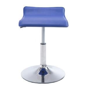 Contemporary Chrome Air Lift Adjustable Swivel Club Bar Stools