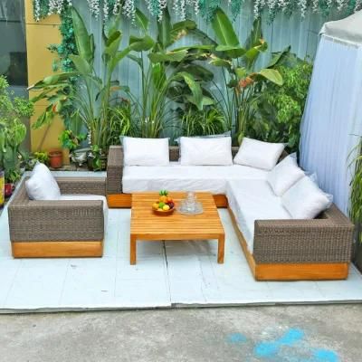 Modern Teakwood Garden Custom Furniture Set Other Outdoor Patio Sofa Furniture