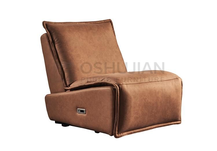 Most Popular Modern Design Seat Chair Genuine Leather Sofa Power Reclining Theater Chairs