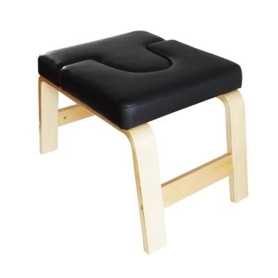 Yoga Headstand Bench Yoga Wood Chair Inversion Tool for Gym Family Fitness, Relieve, Enjoy Your Yoga