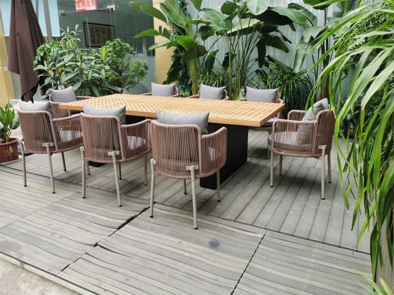 Modern Style Garden Outdoor Patio Outdoor Rattan Furniture Table and Chair