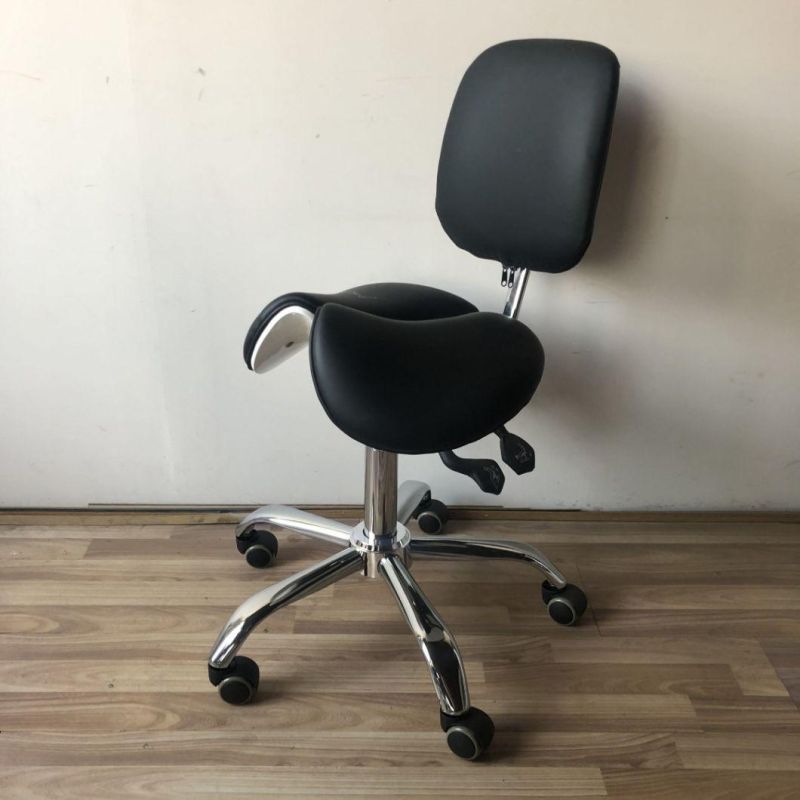 Swivel Adjustable Ergonomic Saddle Medical Doctor Chair