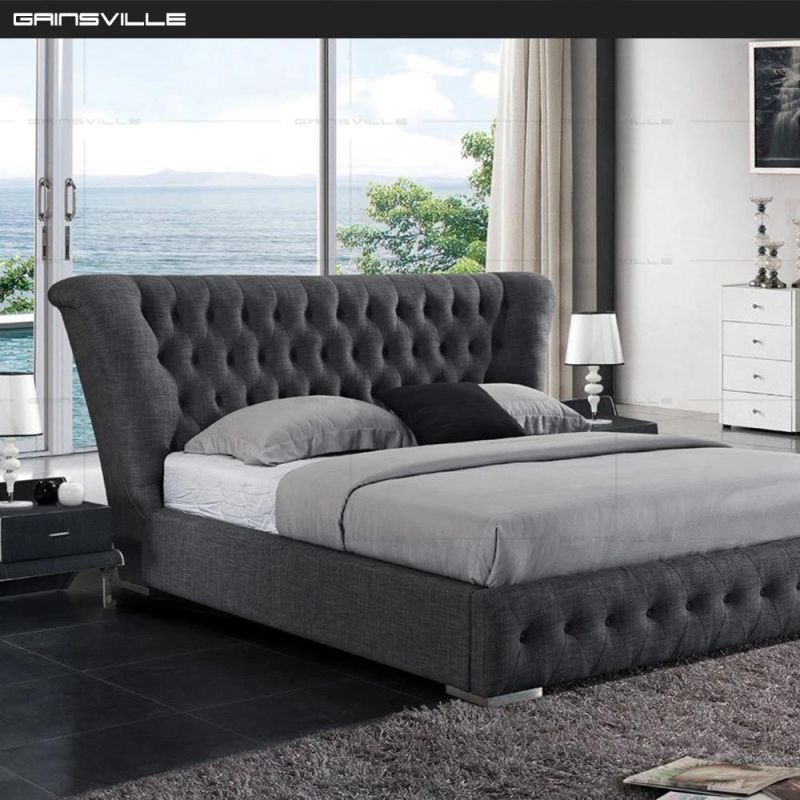 Modern Home Furniture European Furniture Bedroom Bed Double Bed Single Bed Wall Bed Gc1632