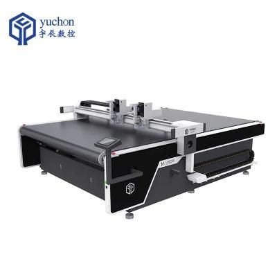 Yuchon Automatic Feeding Fabric/Cloth/Textile Cutting Machine/Digital Flat Bed Cutter