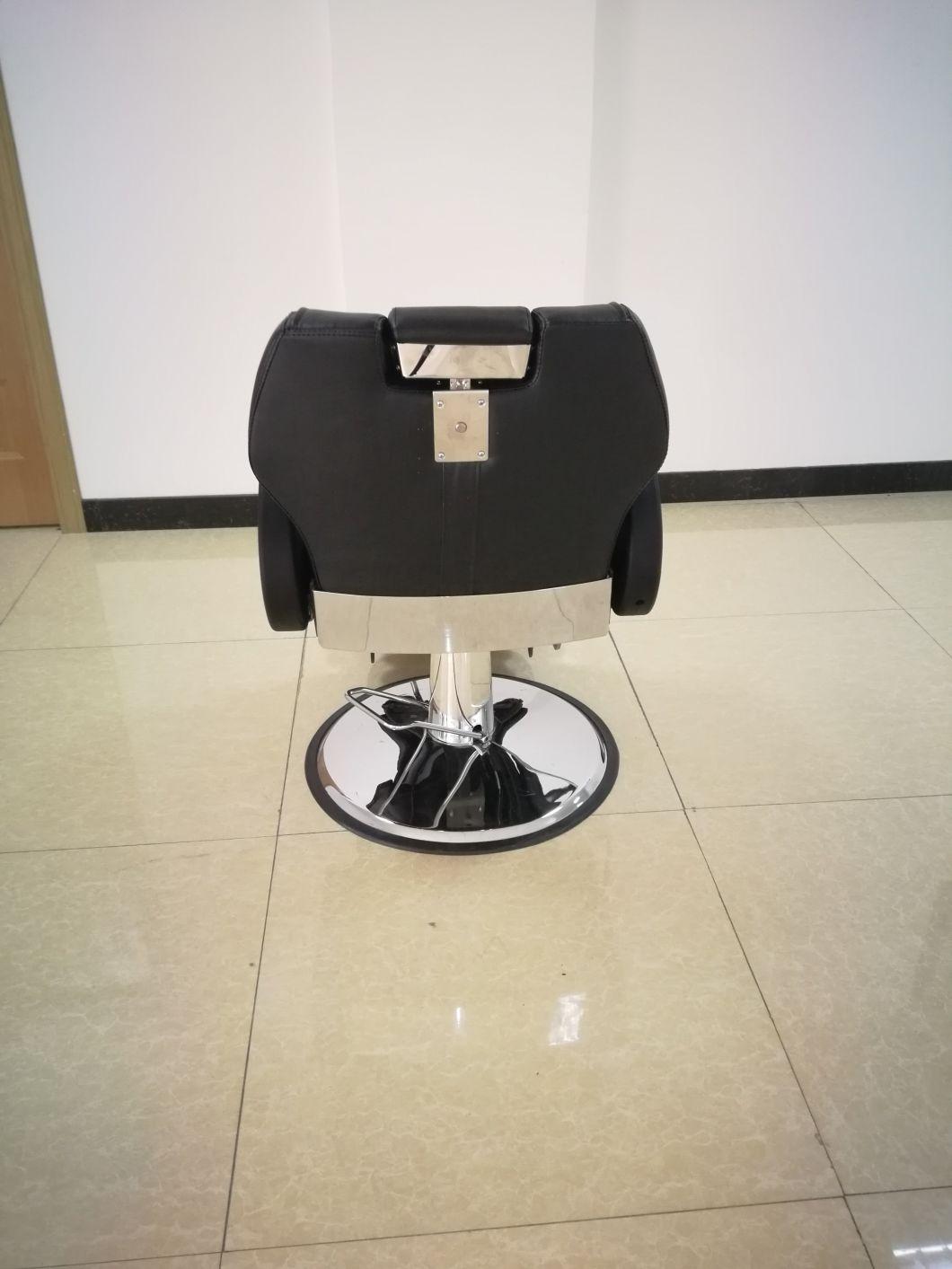 Hl-9254 Salon Barber Chair for Man or Woman with Stainless Steel Armrest and Aluminum Pedal