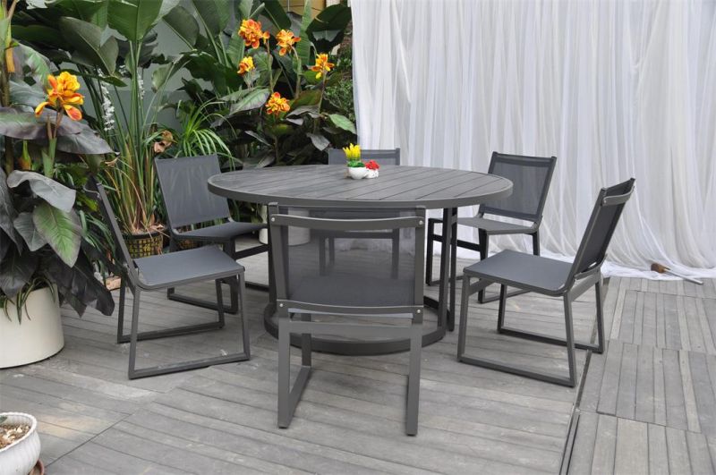 High Quality Custom Leisure Home Modern Cast Aluminium Modern Patio Garden Dining Furniture