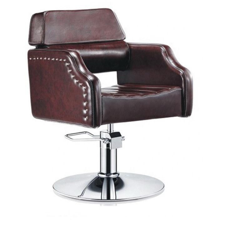 Hl-1138 Salon Barber Chair for Man or Woman with Stainless Steel Armrest and Aluminum Pedal