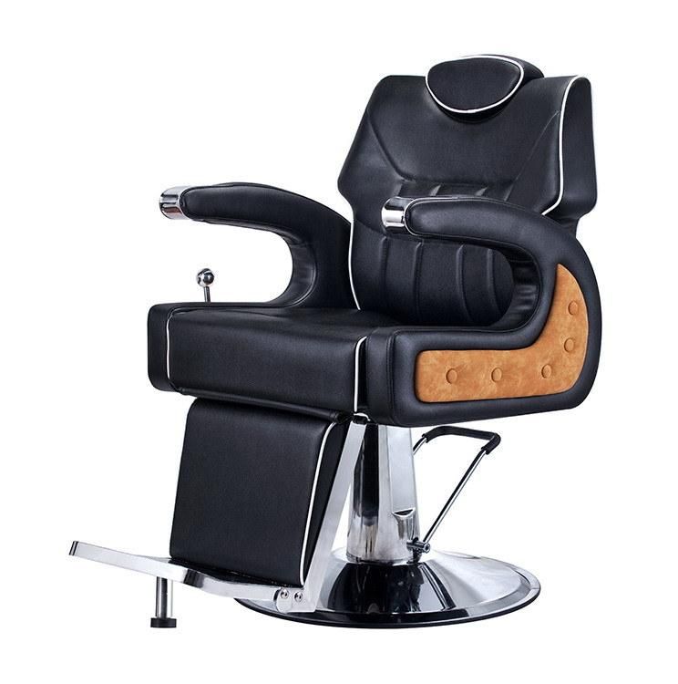 Hl-9290 Salon Barber Chair for Man or Woman with Stainless Steel Armrest and Aluminum Pedal