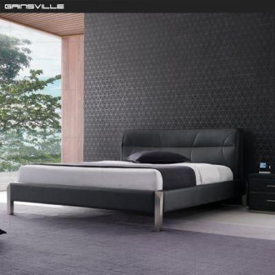 Wholesale Furniture Bedroom Furniture Leather Soft Bed Gc1710