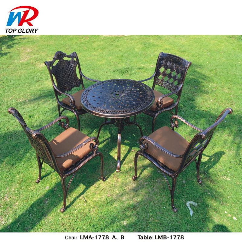 Hot Sale Modern Design Outdoor Furniture Dining Chairs and Table