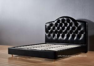 American UK French European Country Furniture Leather Bed