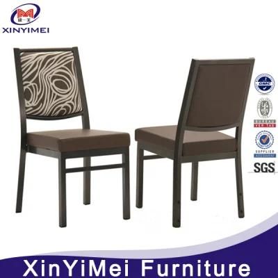 Hotel Furniture Dining Room Metal Imitated Wood Chair (XYM-H28)