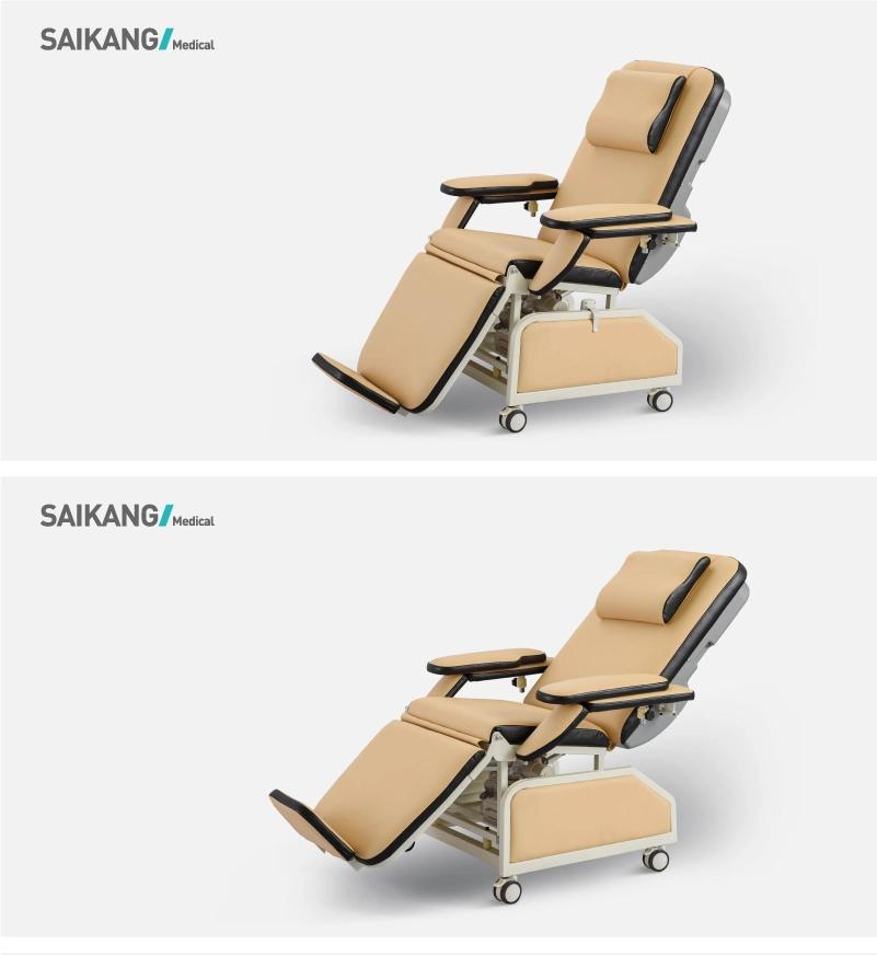 Ske-120b Professional Medical Exam Equipment Two Function Adjustable Electric Patient Dialysis Chair