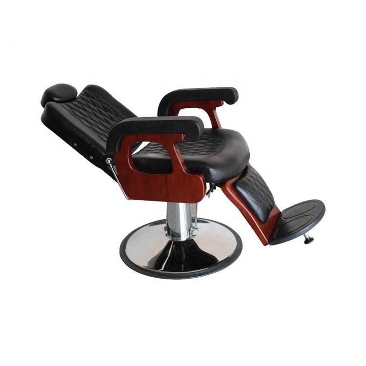 Hl-9283 Salon Barber Chair for Man or Woman with Stainless Steel Armrest and Aluminum Pedal