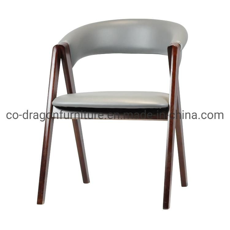 Quality Solid Wood Dining Chair with Leather for Dining Furniture