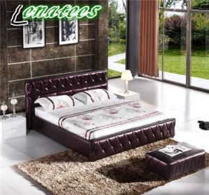 C022 Geniune Leather American Style Bed