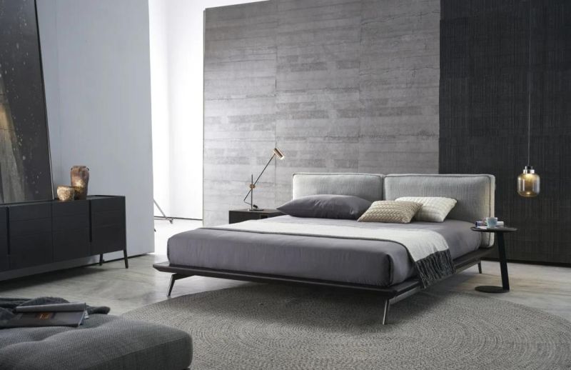 Be2022 1.8m Latest Design Bed, Italian Design Bedroom Set, Home Furniture and Commercial Hotel Furniture Customization