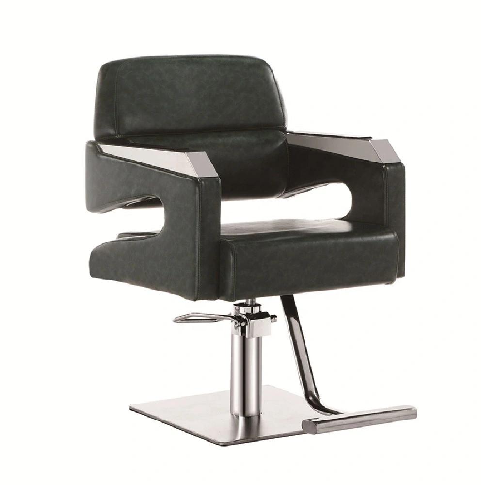 Hl-7287 Salon Barber Chair for Man or Woman with Stainless Steel Armrest and Aluminum Pedal