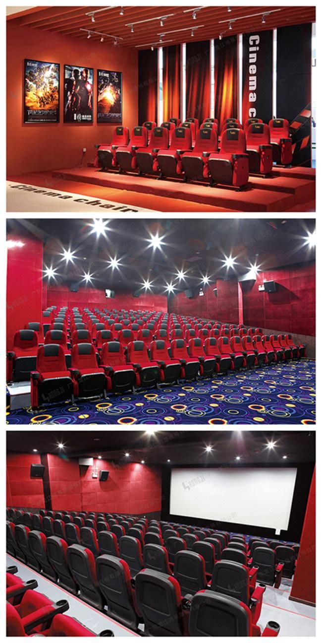 Leather Home Theater Reclining Economic Auditorium Cinema Movie Theater Recliner
