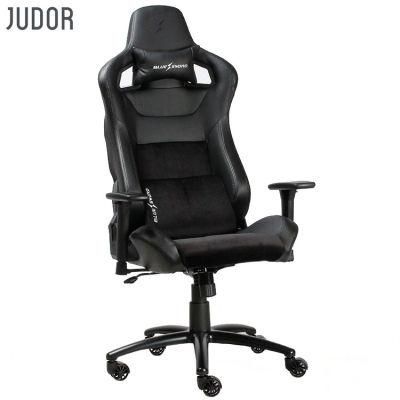 Judor Executive Black Leather Gaming Chair Racing High Range Luxury Swivel Chair Gaming Chair