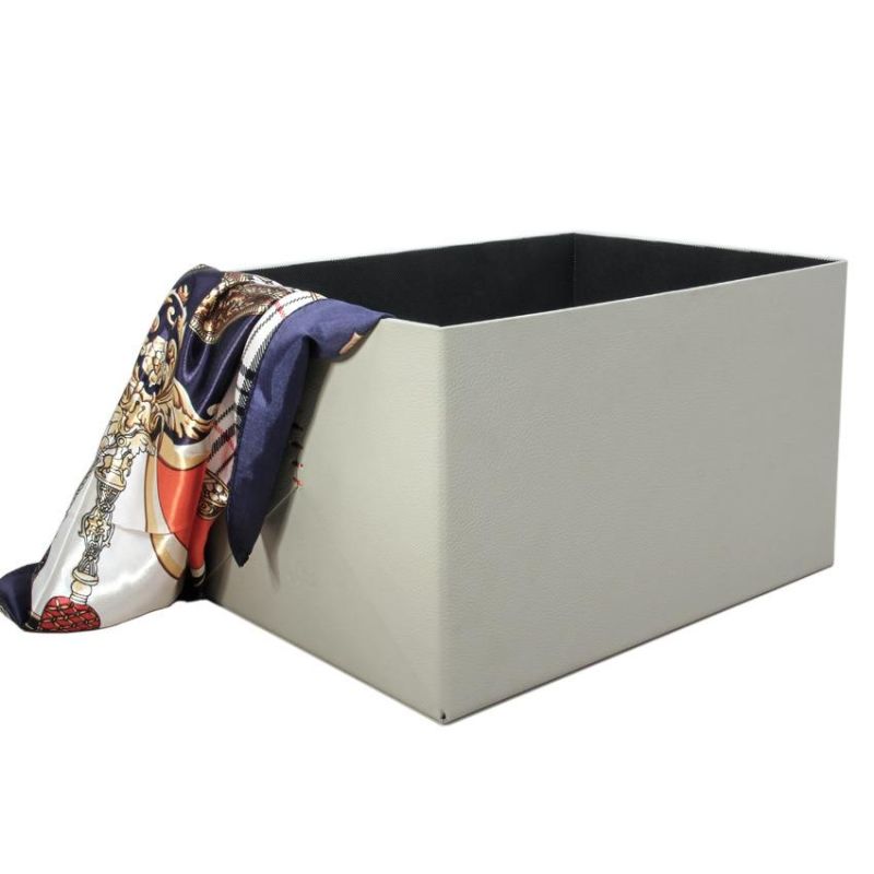 Leather Cloakroom Storage Box Storage Box Custom Drawer Leather Box Household Clothes Storage Box Drawer Box