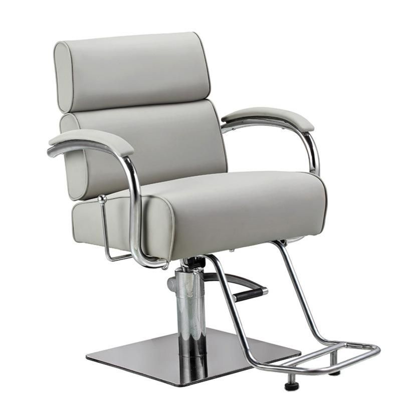 Hl-7264 Salon Barber Chair for Man or Woman with Stainless Steel Armrest and Aluminum Pedal