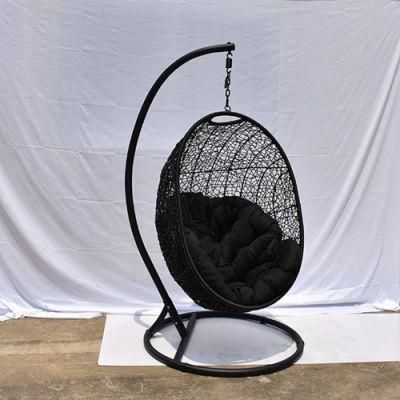 Fashion Garden Patio Furniture Sets Water Drop Shaped Swing Chair Rattan Hanging Chair