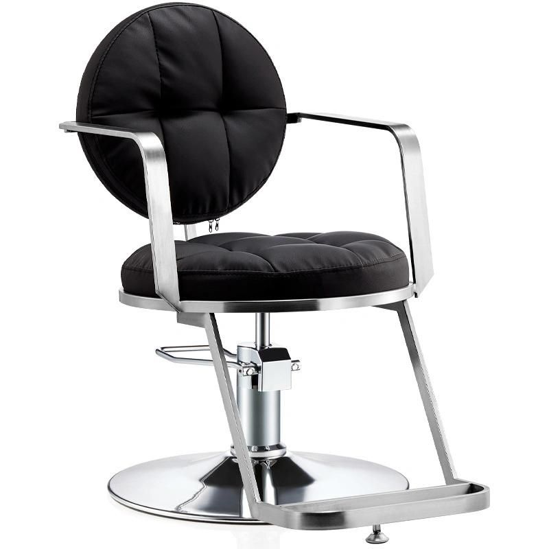 Hl-7248b Salon Barber Chair for Man or Woman with Stainless Steel Armrest and Aluminum Pedal