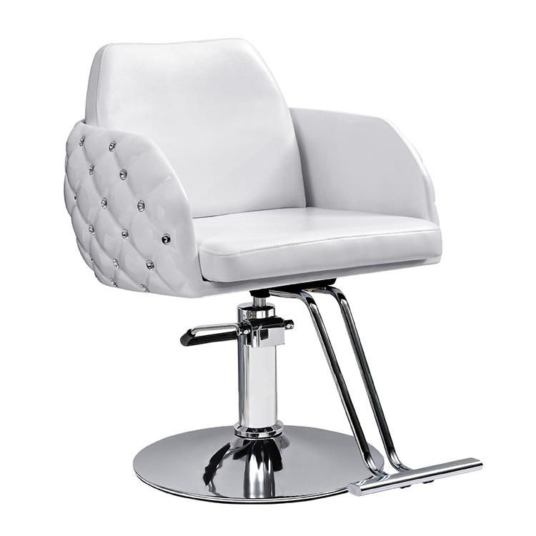Hl-7282 Salon Barber Chair for Man or Woman with Stainless Steel Armrest and Aluminum Pedal