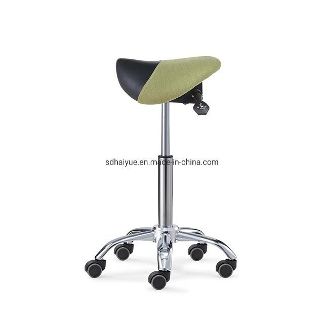 Specail Design Ergonomic Tilt Saddle Seat Stool Lab Chair