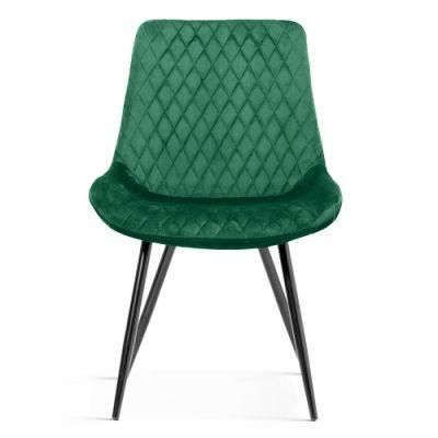 Modern Tufted Dining Chair Green Wholesale Luxury Nordic Cheap Indoor Home Furniture Room Dining Leather Velvet Modern Dining Chair