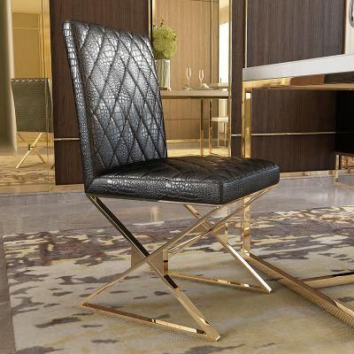 Manufacturer Wholesale Chinese Leather Dining Chair Modern