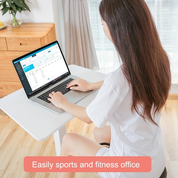 Home Office Standing Desk Adjustable Exercise Bike with Table