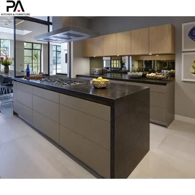 Luxury Kitchen Italian Island Style Lacquer and Melamine Kitchen Cabinets