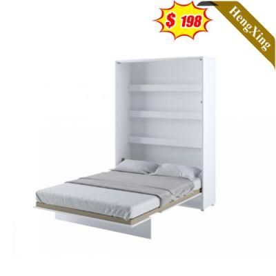 Latest Design Multifunctional Space Saving Bedroom Furniture Invisible Wall Bed with Bookshelf
