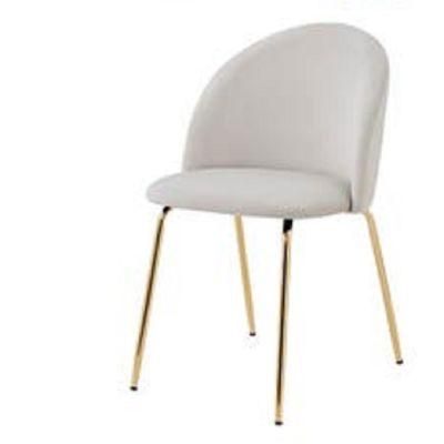 Hot Dining Furniture Gold Metal Frame Stainless Steel Chair PU Leather Chair for Sale Dining Chair Dining Room Chair Restaurant Chair