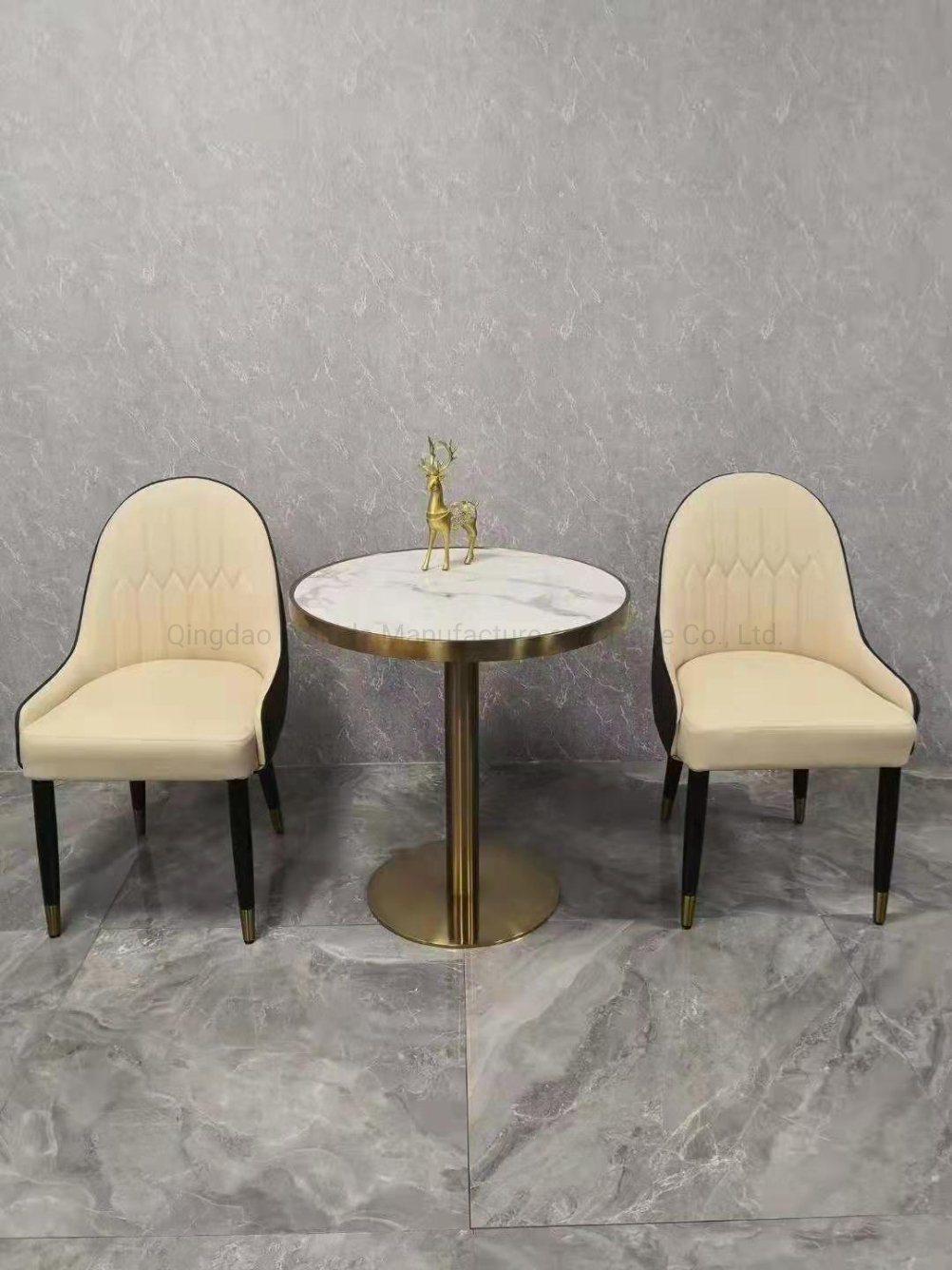 Whole Sale French Fabric Leather Velvet Upholstered Modern Dining Room Chair for Restaurant, French Luxury Dining Chair