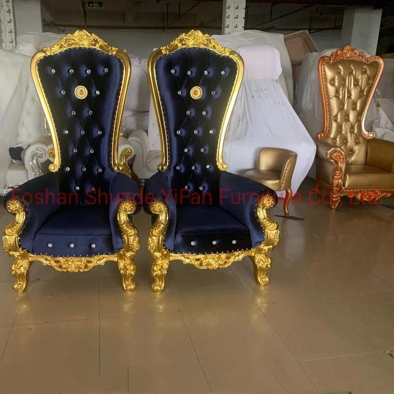 Hotel Furniture Factory Wholesale High Back Hotel Wedding Chairs in Optional Furnitures Color